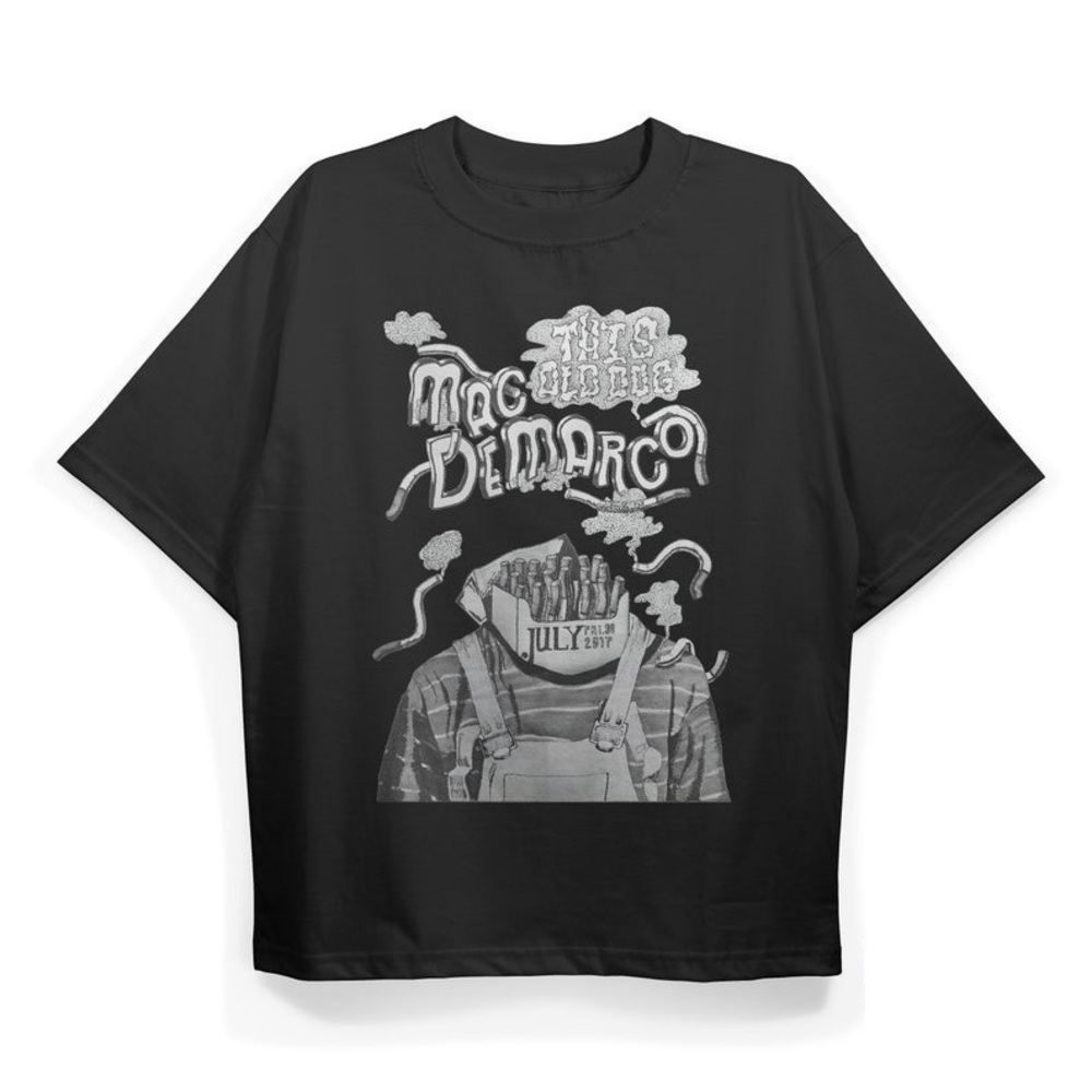 Mac DeMarco Unisex T-shirt - Mac DeMarco Black Tee - Mac DeMarco Merchandise